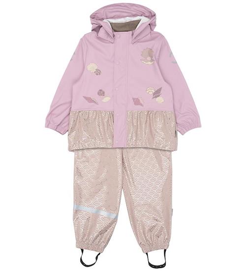 Mikk-Line Regntøj m. Seler - PU - Mermaid