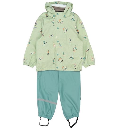 Mikk-Line Regntøj m. Seler - PU - Soccer