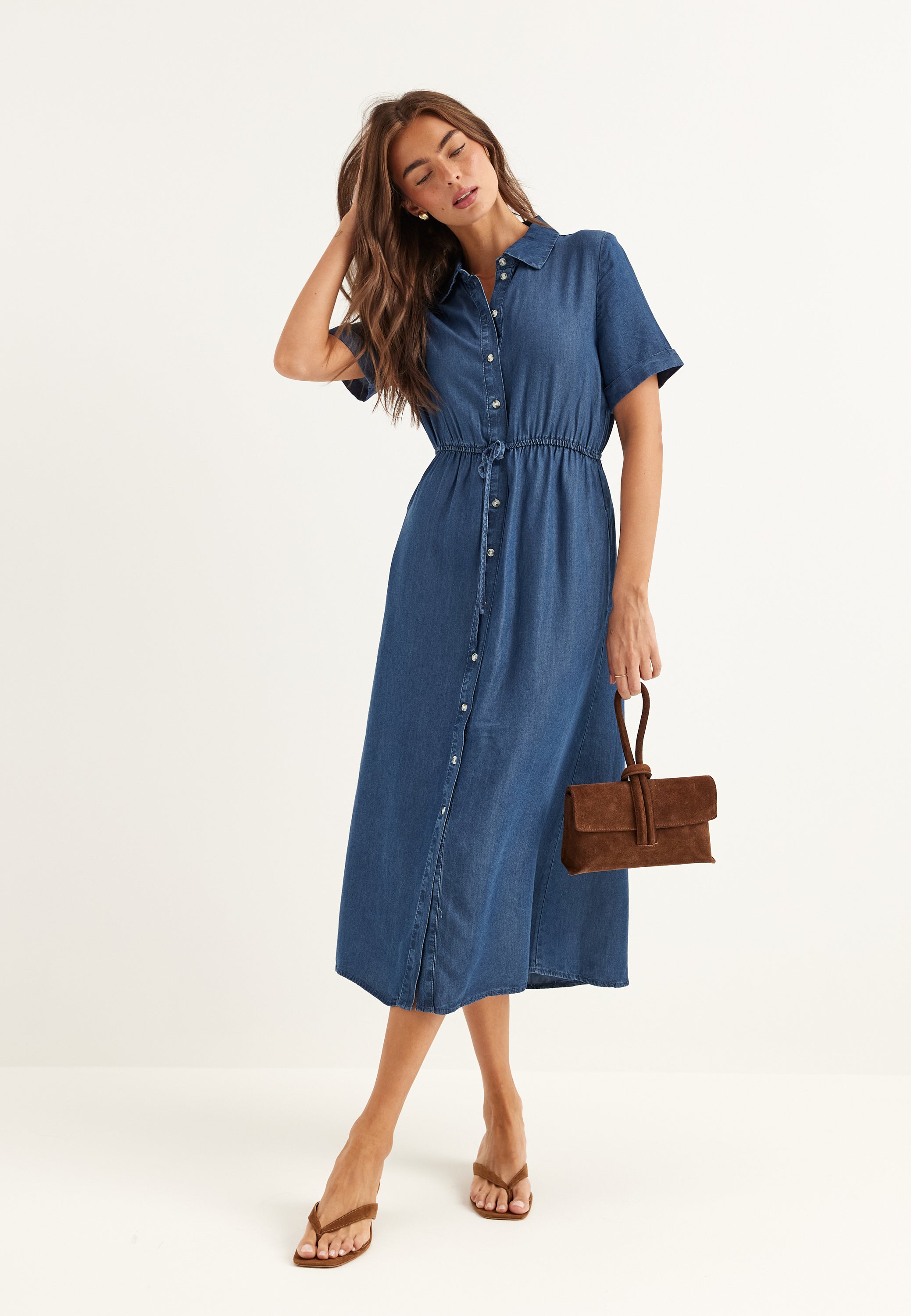 ONLY Onlcharis Life 2/4 SHIRT DRESS