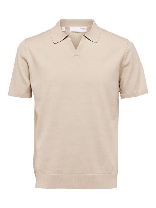 SELECTED Bluser & t-shirts 'SLHTeller'  beige
