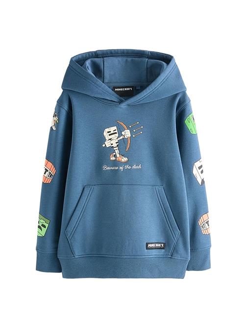 Next Sweatshirt 'Minecraft'  mørkeblå / neongrøn / lyseorange / hvid