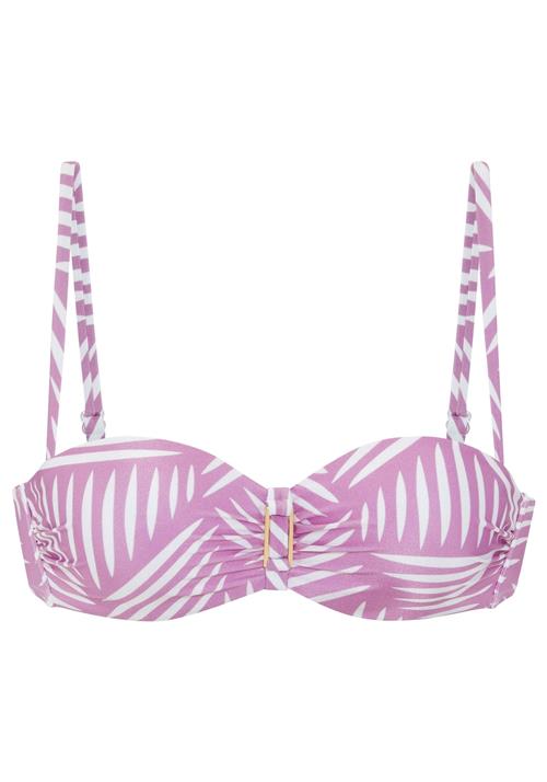 LASCANA Bikinioverdel  lilla / hvid