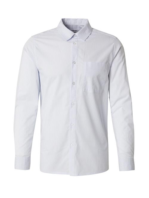 DAN FOX APPAREL Skjorte 'Amir'  dueblå / hvid