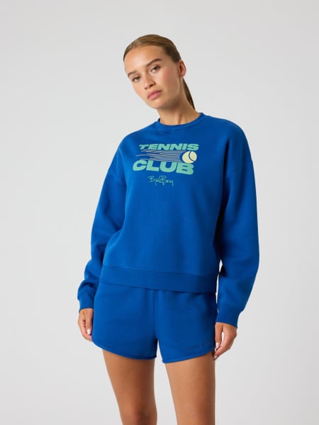 Björn Borg Borg Boyfriend Sweatshirt Blå, S