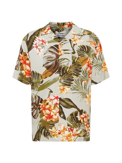 ABOUT YOU x Alvaro Soler Skjorte 'Emilio'  lysegrøn / blandingsfarvet