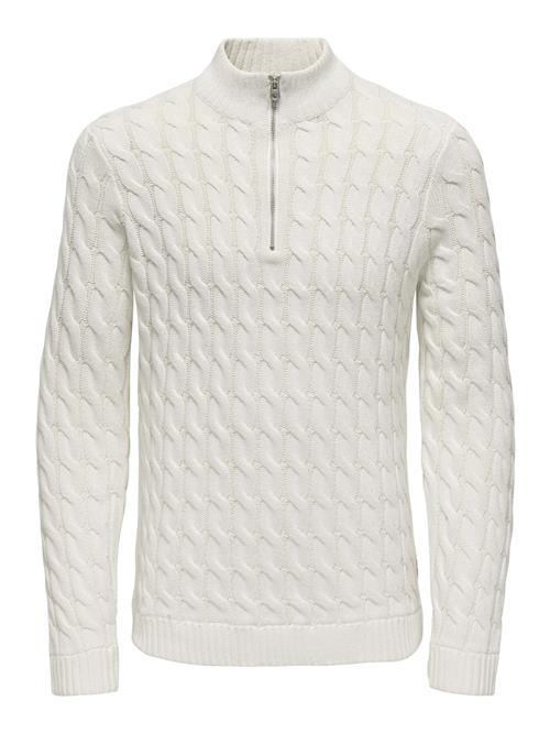 Only & Sons Pullover 'ONSKicker'  hvid