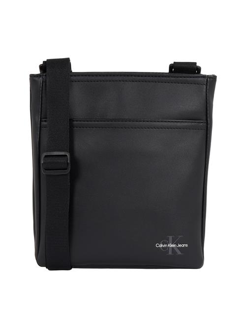 Calvin Klein Skuldertaske  mørkegrå / sort / hvid
