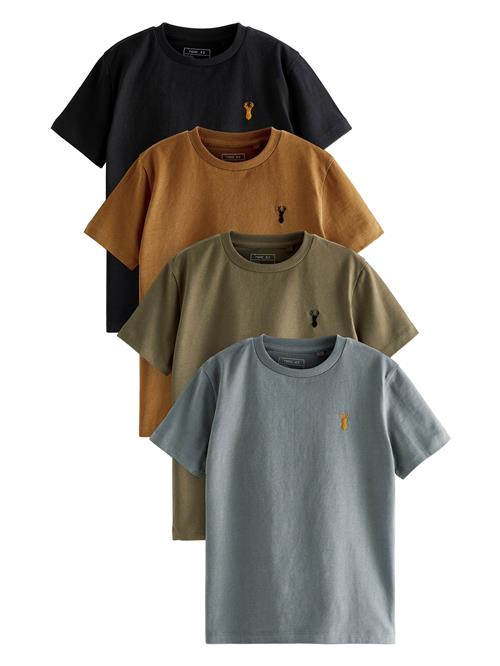 Next Shirts  lyseblå / brun / lysebrun / sort