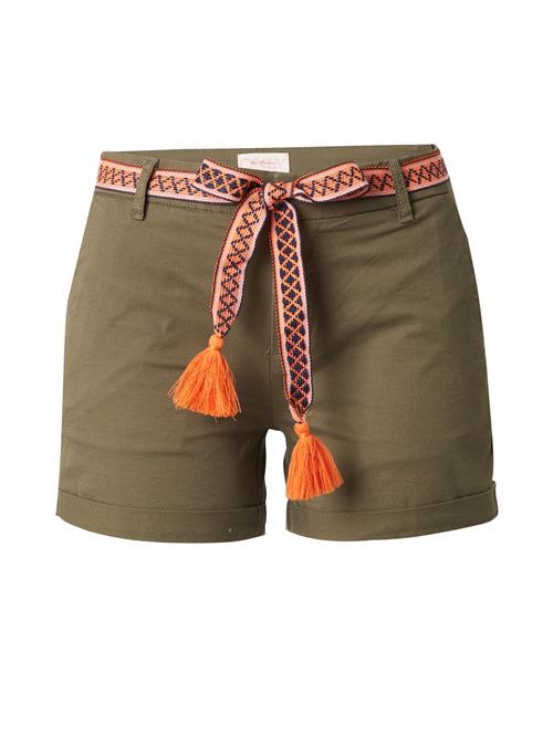 ONLY Bukser 'ONLGeorgia'  oliven / orange / sort