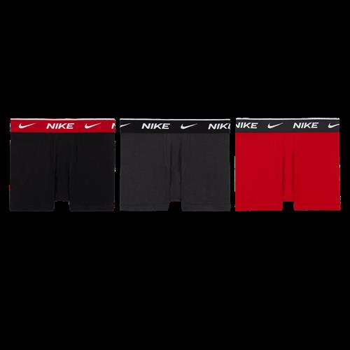 Nike Everyday-boksershorts i bomuld til større børn (3 stk.) - rød