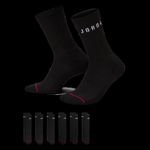 Jordan Everyday-crewstrømper (6 par) - sort