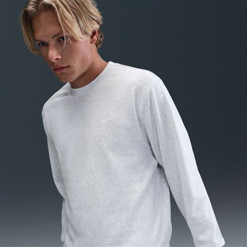 Nike Club-crewtrøje i french terry til mænd - brun