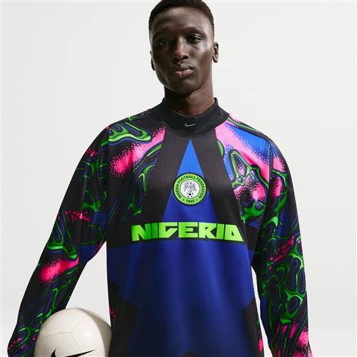 Nigeria Hollywood Keeper Nike-fodboldtrøje til mænd - sort