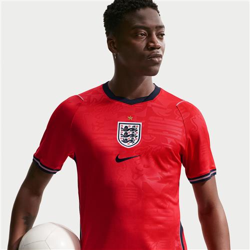 England 2026 Stadium Away Nike Dri-FIT Replica-fodboldtrøje til mænd - rød