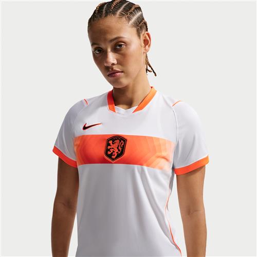 Netherlands 2026 Stadium Away Nike Dri-FIT Replica-fodboldtrøje til kvinder - hvid