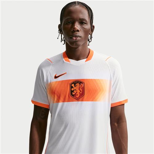 Holland 2026 Match Away Nike Aero-FIT Authentic-fodboldtrøje til mænd - hvid