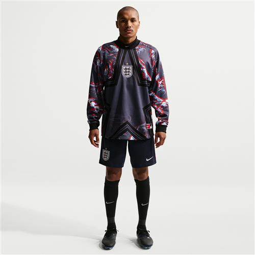 Maskinstrikkede England Strike Nike Dri-FIT-fodboldshorts til mænd - blå