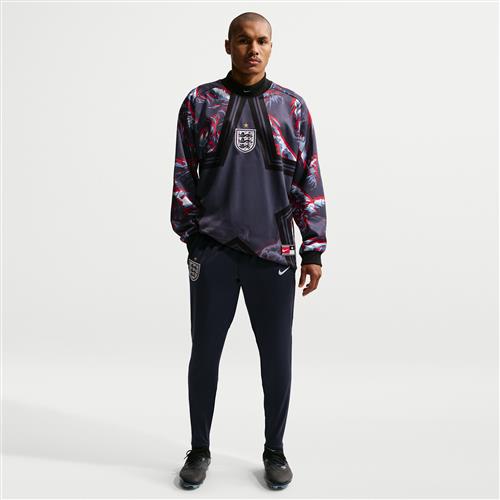 Maskinstrikkede England Strike Nike Dri-FIT-fodboldbukser til mænd - blå