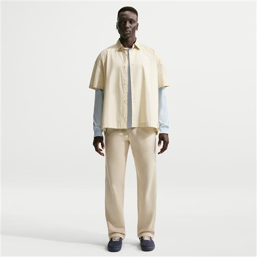 Nike Club-fleecebukser med åben kant til mænd - brun