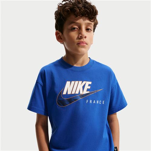 FFF Nike Football-T-shirt til større børn - blå