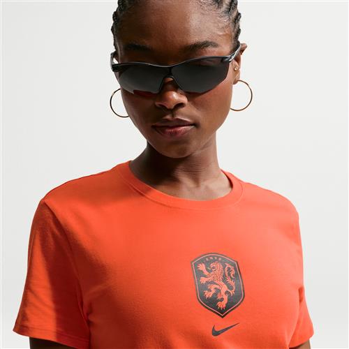 Holland Nike Football-T-shirt til kvinder - Orange