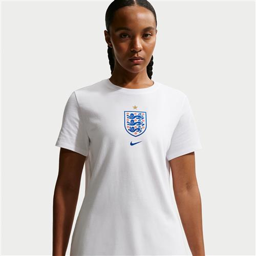 Nike England-fodbold-T-shirt til kvinder - hvid