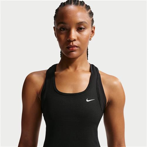 Nike Tempo Dri-FIT-tanktop i mesh med kort snit til kvinder - sort