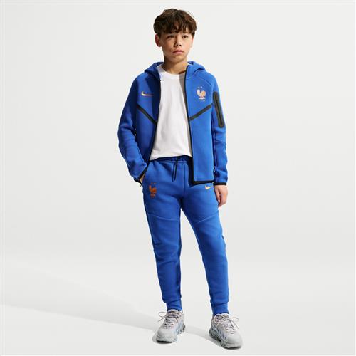 FFF Tech Fleece Nike Football-bukser til større børn (drenge) - blå