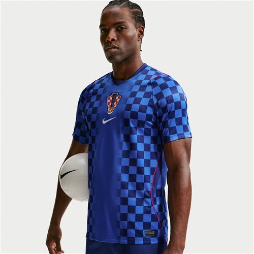 Kroatien Nike Dri-FIT Replica-fodboldtrøje til mænd - blå