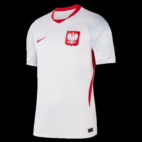 Polen 2026 Stadium Home Nike Dri-FIT Replica Football-trøje til mænd - hvid