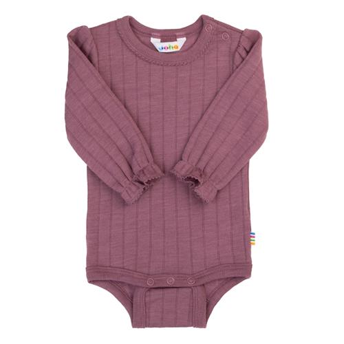 Joha Langærmet Krop I Uld Heather  Heather-80 cm  Lyserød  80 cm  unisex