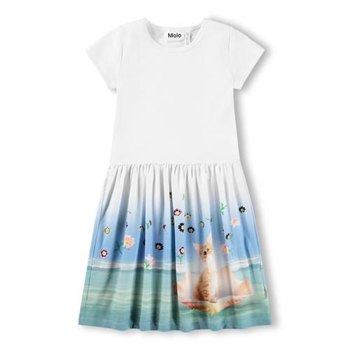 Molo GOTS Cissa Kjole Like Venus  Like Venus 110/116 cm  Blå  110/116 cm  kvinde