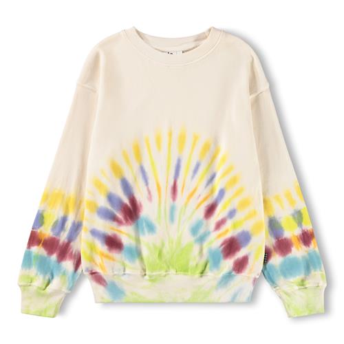 Molo GOTS Memphis Sweatshirt Rays Of Colour  Rays of Colour 98 cm  Creme  98 cm  unisex