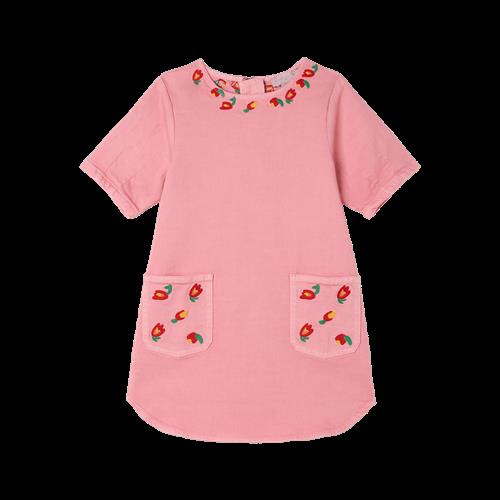 Stella McCartney Kids Vævet Kjole Pink  Pink-5 Y  Lyserød  5 år  kvinde