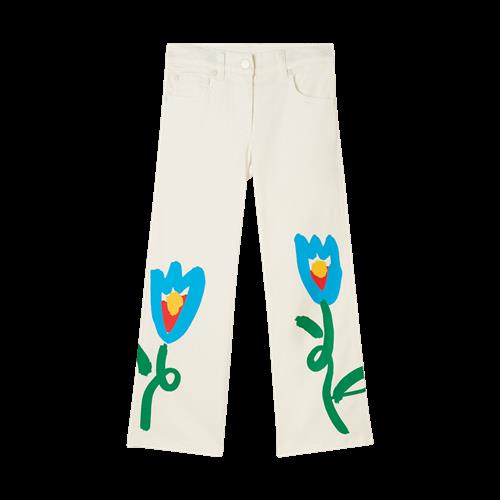 Stella McCartney Kids Bukser Ivory  Ivory-6 Y  Hvid  6 år  kvinde