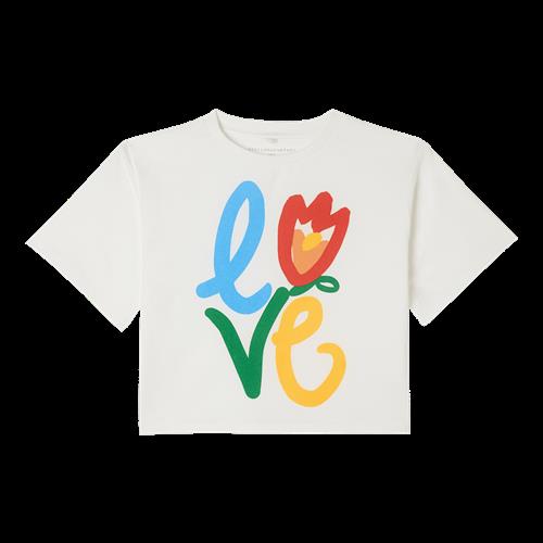 Se Stella McCartney Kids T-shirt Ivory  Ivory-6 Y  Hvid  6 år  kvinde hos Babyshop