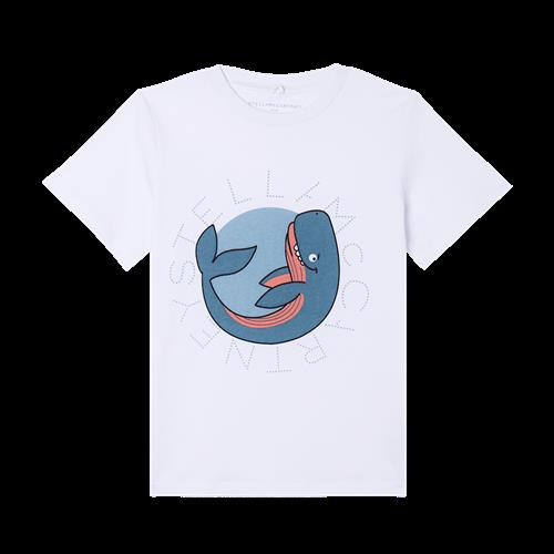 Stella McCartney Kids T-shirt White  White-8 Y  Hvid  8 år  mand