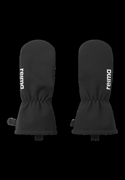 Reima Osaten Softshell Vanter Black  Black-10-12 Y  Sort  10-12 år  unisex