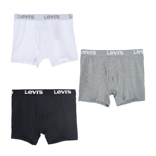 Levi's 3-pak Boxershorts White White S  Hvid  S  mand
