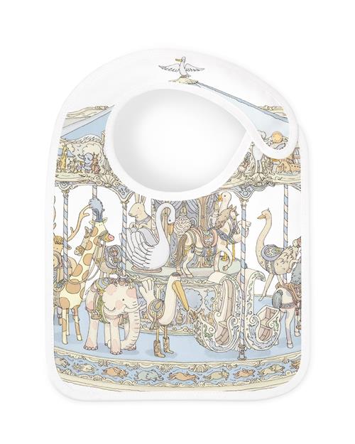 Atelier Choux GOTS Hagesmæk I Satin Carousel Blue Carousel Blue One Size  Blå  One Size From Newborn unisex