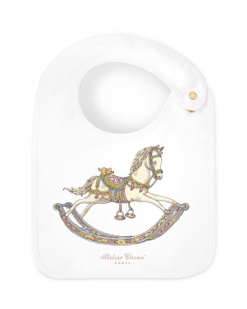 Atelier Choux GOTS Hagesmæk I Satin Rocking Horse Rocking Horse One Size  Hvid  One Size From Newborn unisex