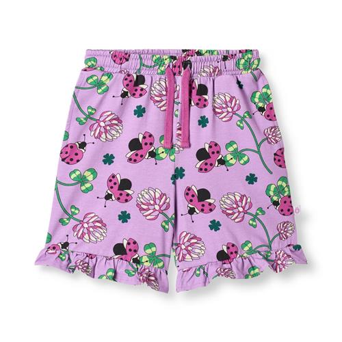 Småfolk Querina Shorts Floral  Floral 3-4 Y  Lilla  3-4 år  kvinde
