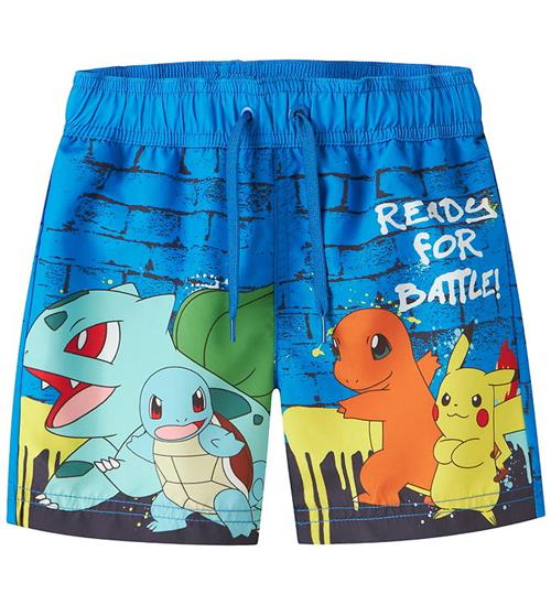 Name It Badeshorts - NmmMeer - Pokemon - Electric Blue Lemonade