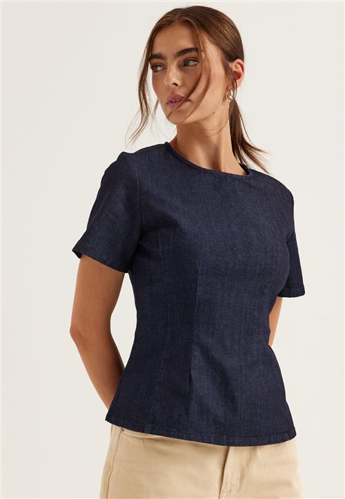 ONLY Onltammy S/S FITTED DNM SHIRT