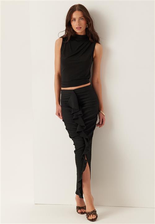 BUBBLEROOM Frill Ankle Skirt