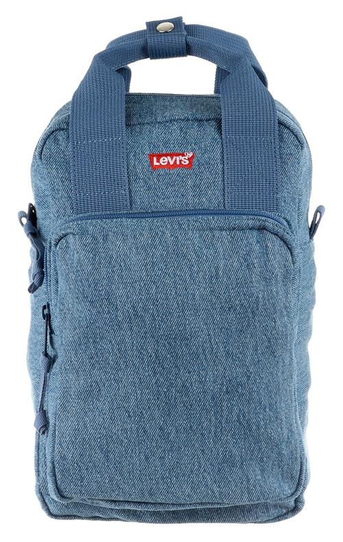 LEVI'S ® Rygsæk  lyseblå / rød / hvid