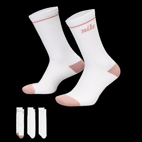 Stødabsorberende Nike Everyday Plus-crewstrømper (3 par) - multifarvet