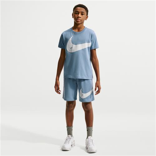 Nike Club-shorts i french terry til større børn - blå