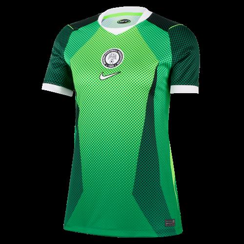 Nigeria 2026 Stadium Home Nike kortærmet Dri-FIT-fodboldtrøje til kvinder - grøn