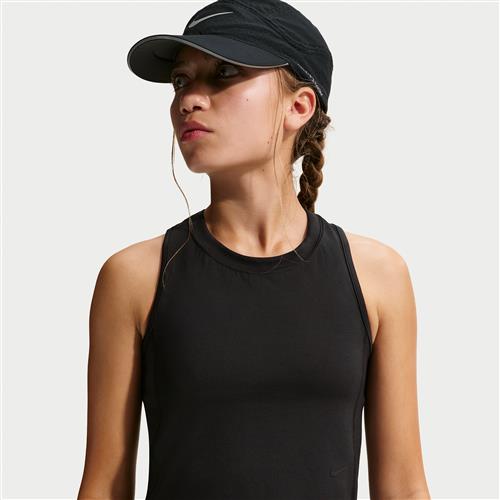 Maskinstrikket Nike MAVN Dri-FIT-tanktop til piger - sort